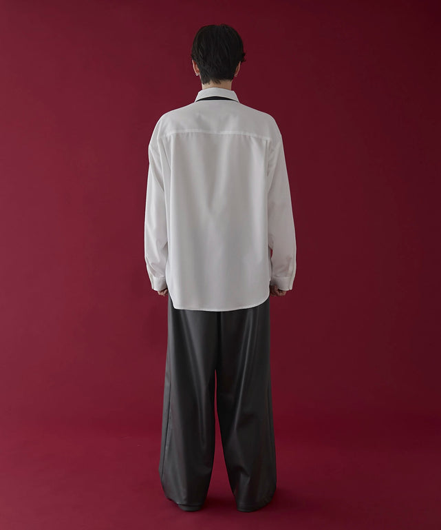 ホワイト　モデル：180㎝　L着用