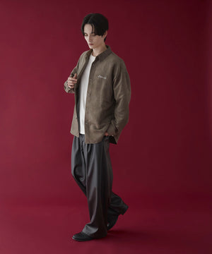 ブラウン　モデル：180㎝　L着用