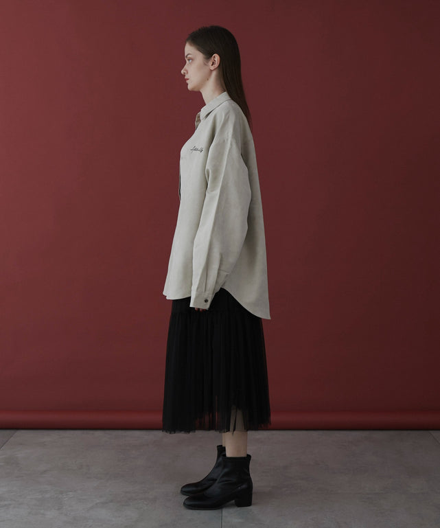 Lベージュ モデル：173cm L着用