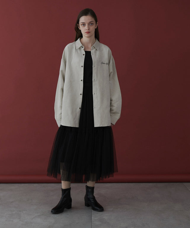 Lベージュ モデル：173cm L着用