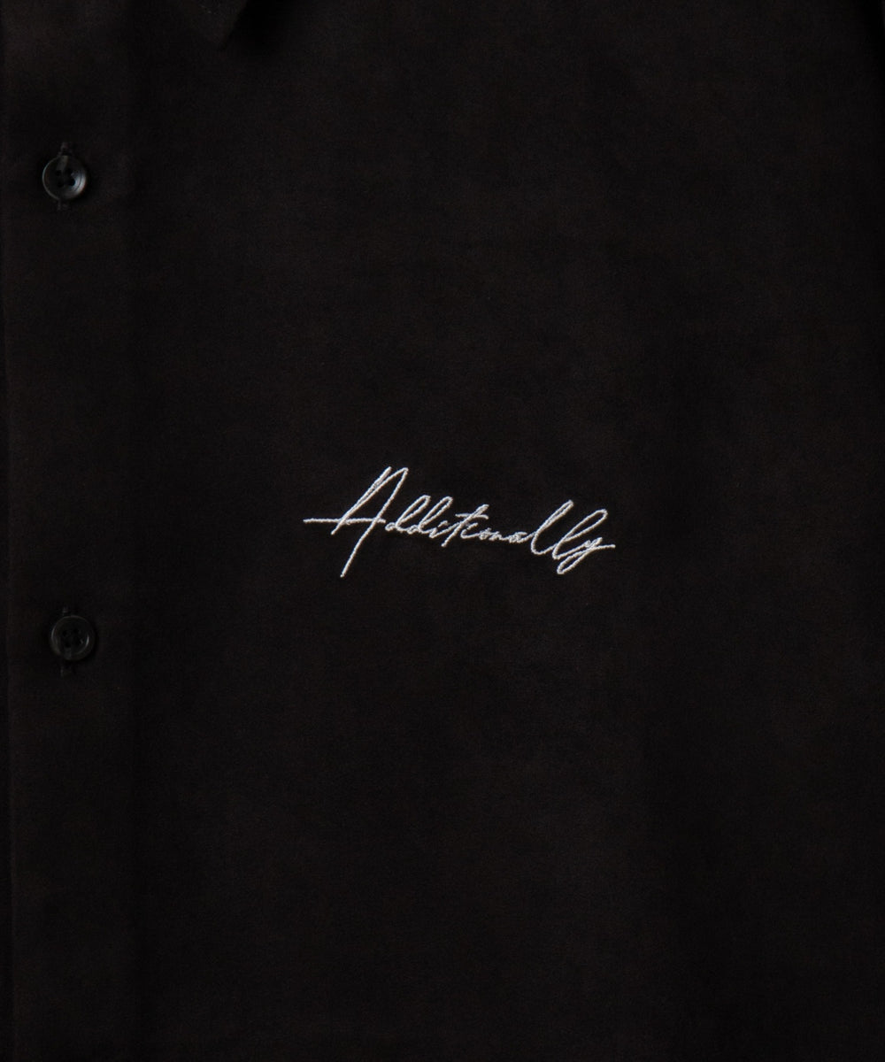 フェイクスウェードワンポイントBIGシャツ（LS）