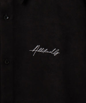 フェイクスウェードワンポイントBIGシャツ（LS）