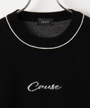 アウトリンキングニットプルオーバー