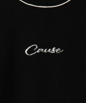 アウトリンキングニットプルオーバー