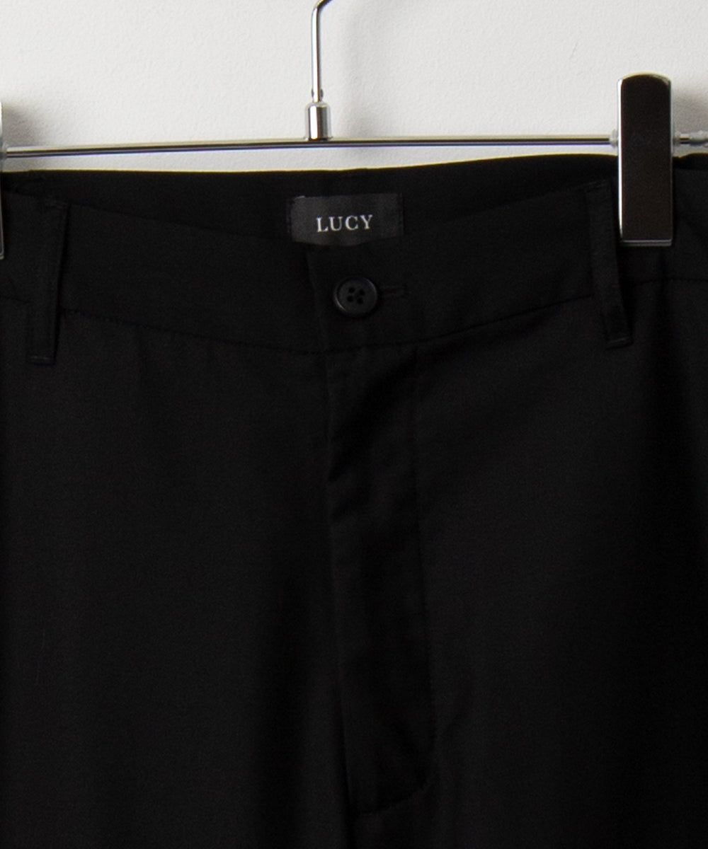 サイドZIPフレアスラックス