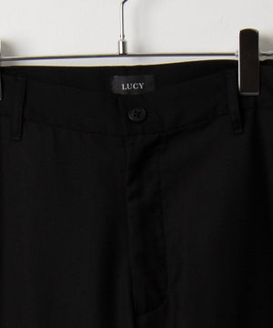 サイドZIPフレアスラックス