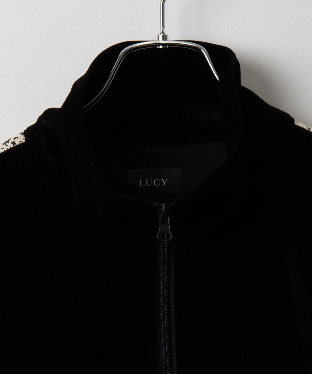 ベロアライントラックジャケット