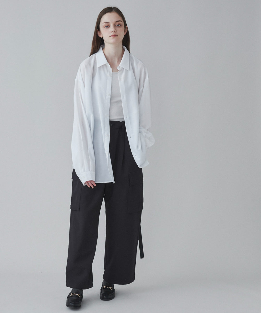 ホワイト モデル：173cm L着用