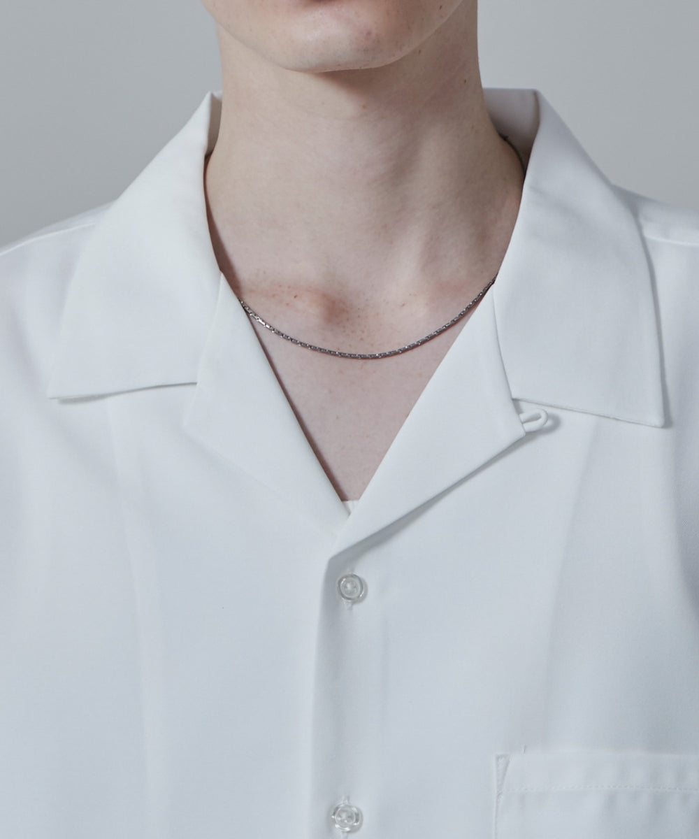 ドライポリオープンカラーシャツ（S）