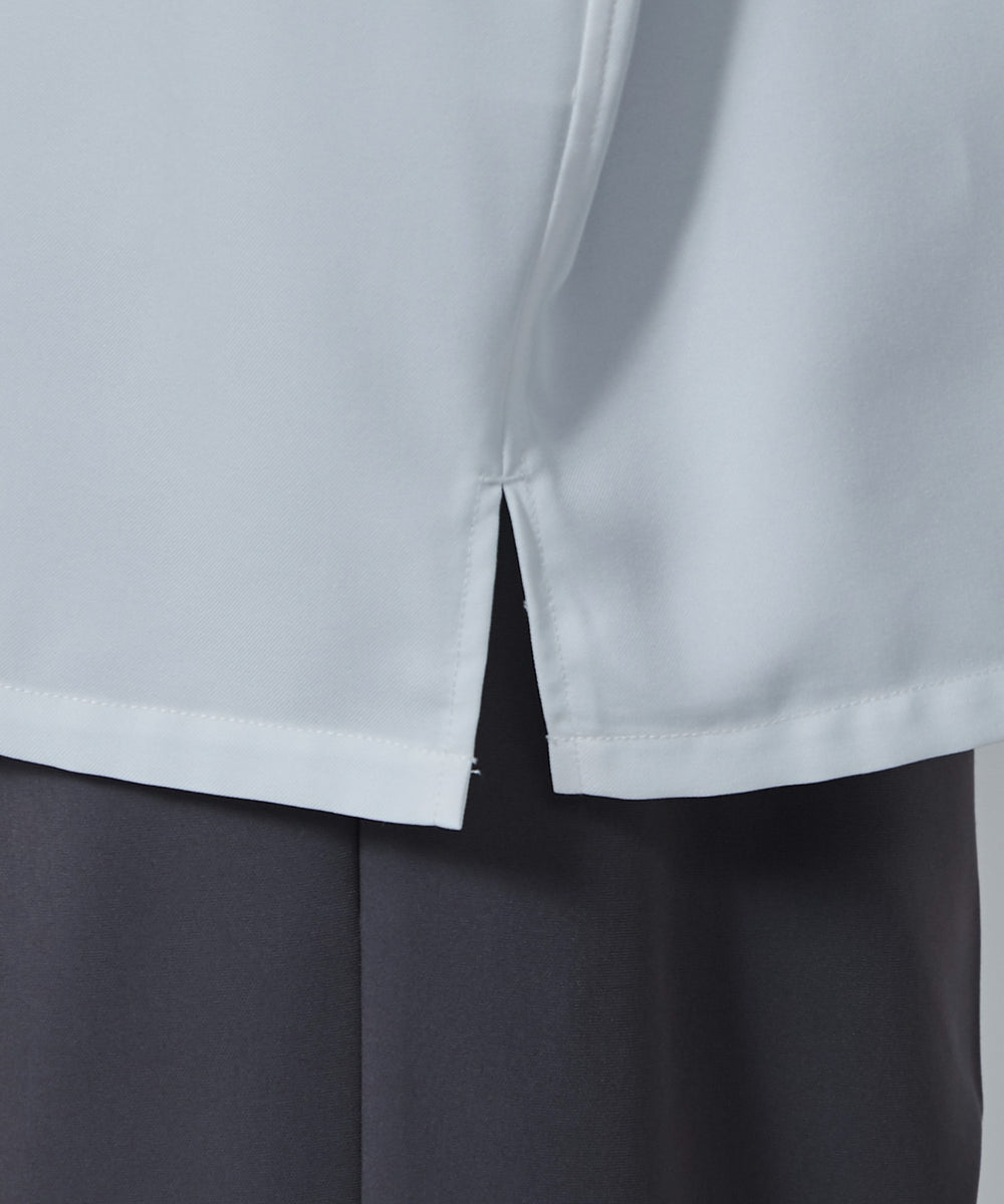 ドライポリオープンカラーシャツ（S）