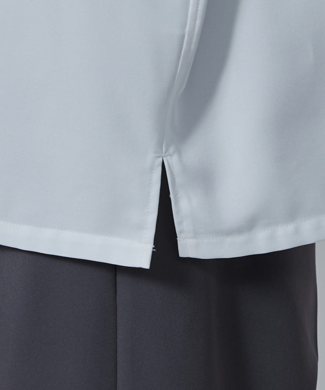 ドライポリオープンカラーシャツ（S）