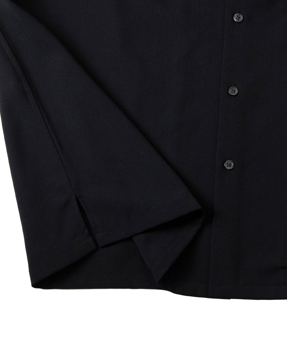 ドライポリオープンカラーシャツ（S）