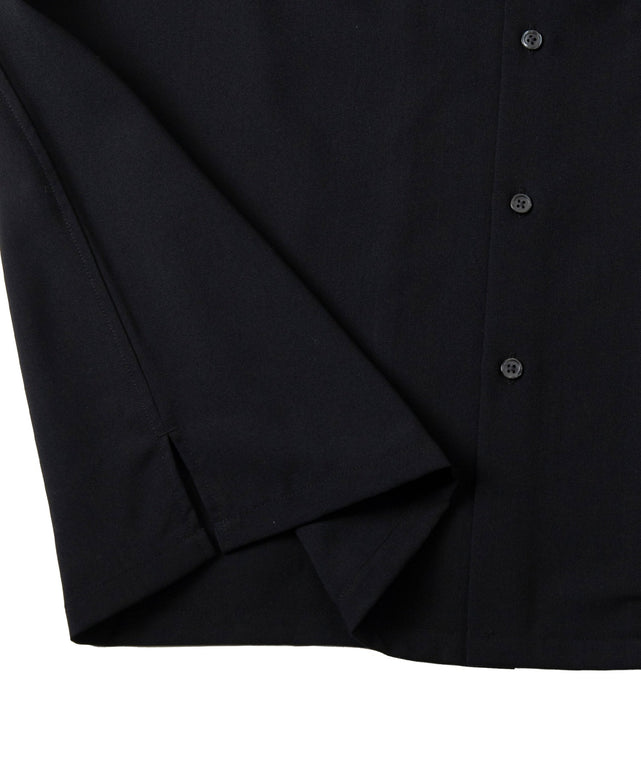 ドライポリオープンカラーシャツ（S）