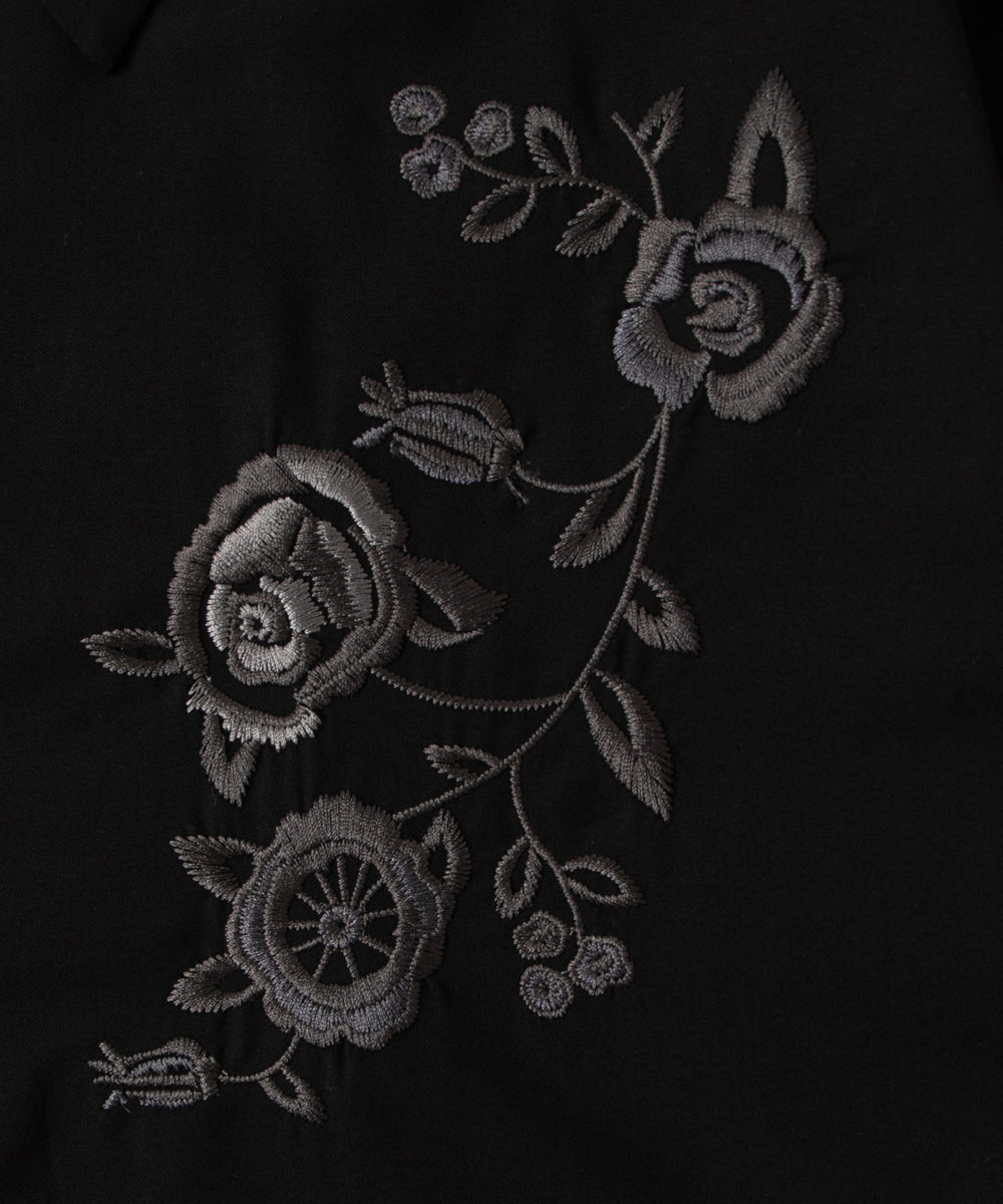 TRフラワーモチーフシャツ（S）