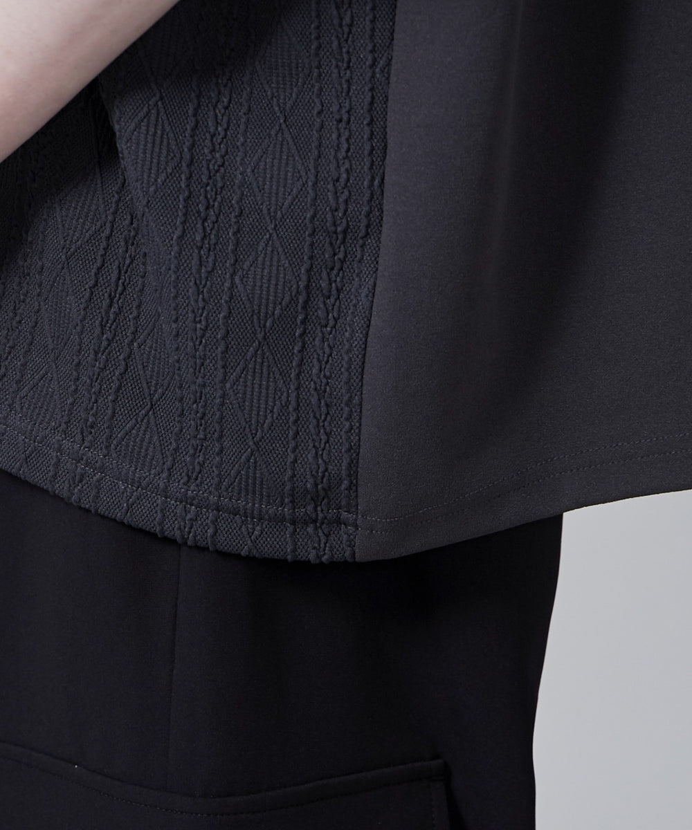 ジオメトリックブロックフードT（S）