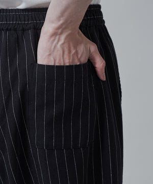 リネンレーヨンイージーパンツ