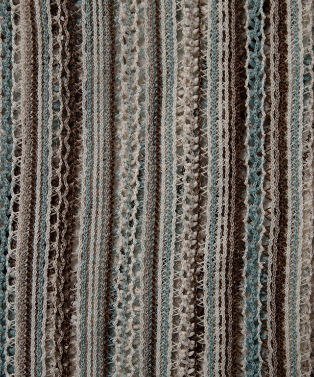 ストライプメッシュBIGシャツ（S）