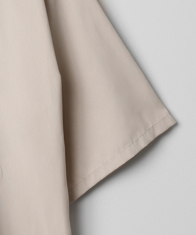 アイススウェードハーフジップシャツ（S）