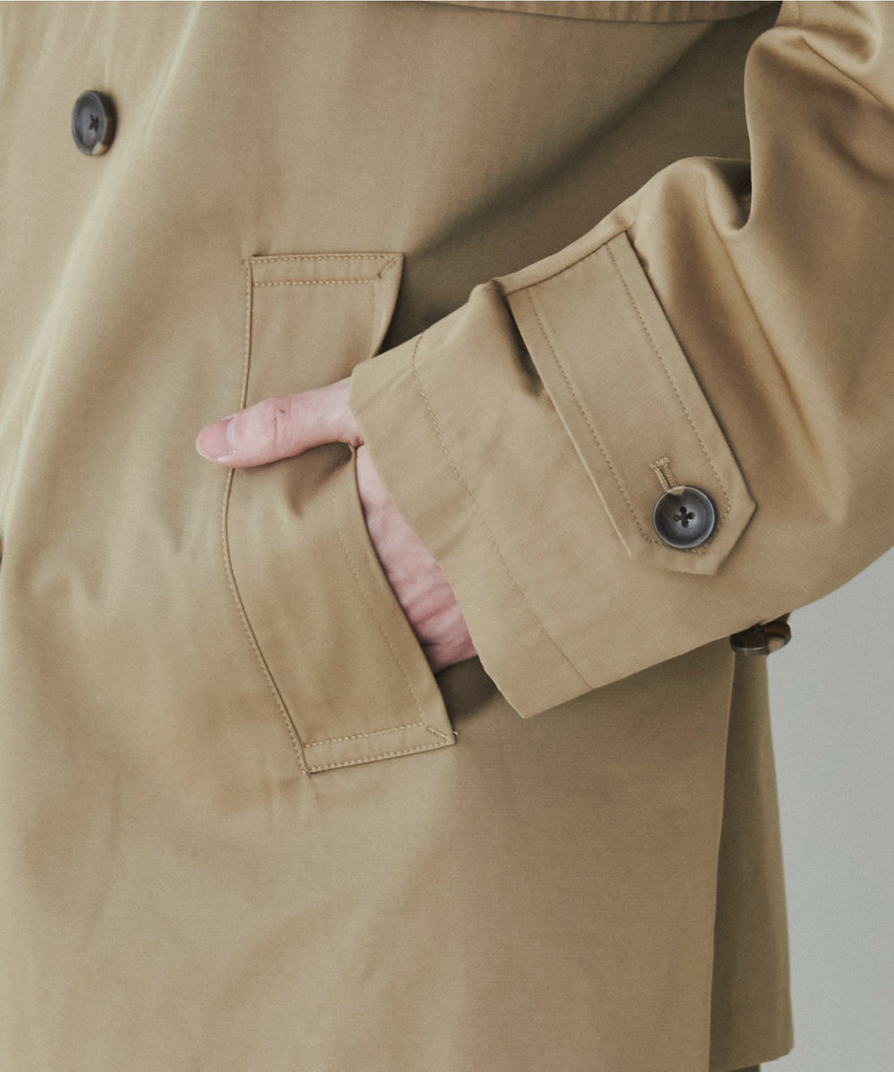 ショートトレンチジャケット