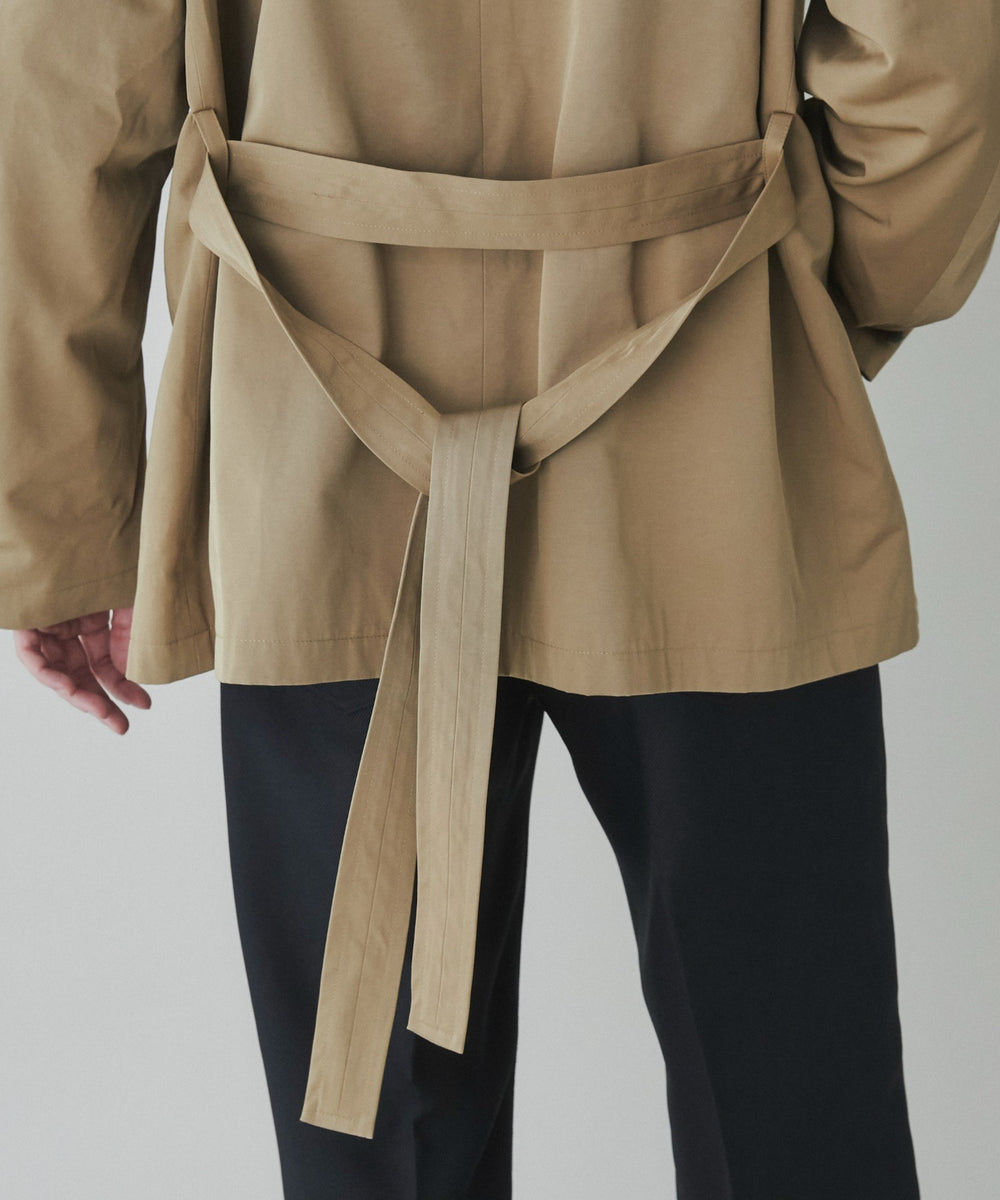 ショートトレンチジャケット