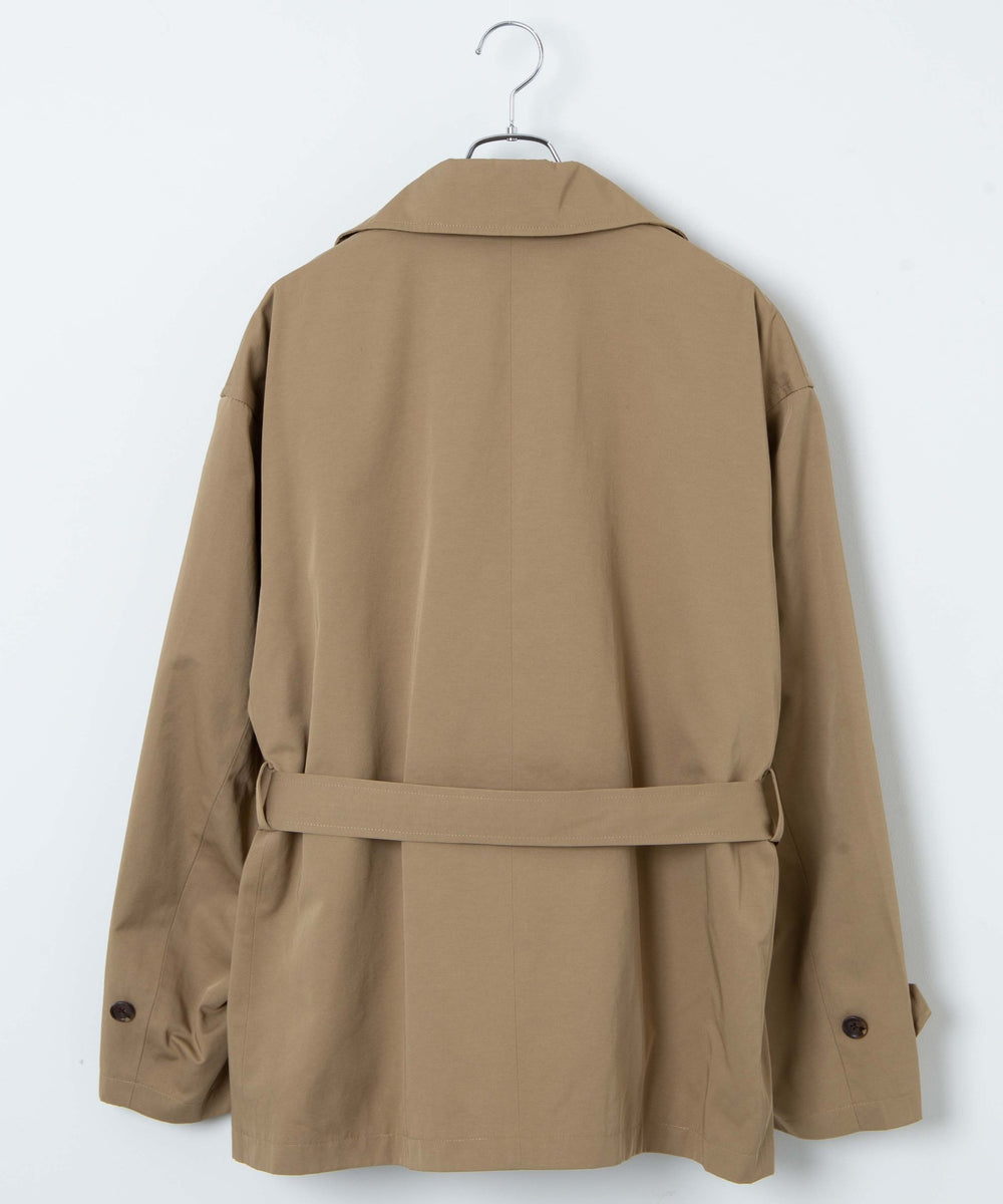 ショートトレンチジャケット