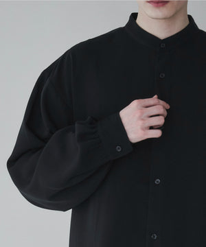 トロミBIGバンドカラーシャツ