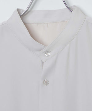 トロミBIGバンドカラーシャツ