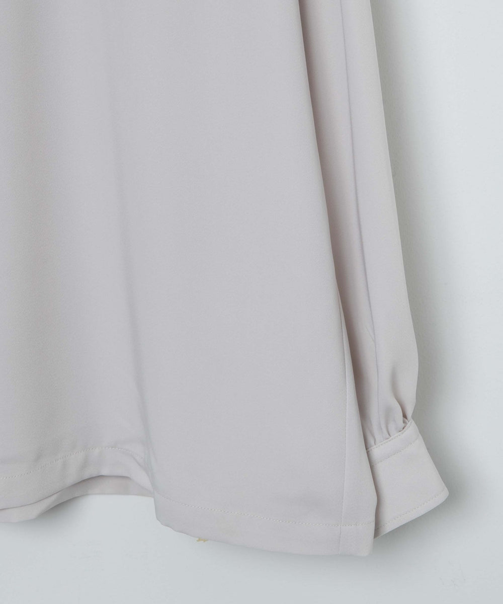 トロミBIGバンドカラーシャツ