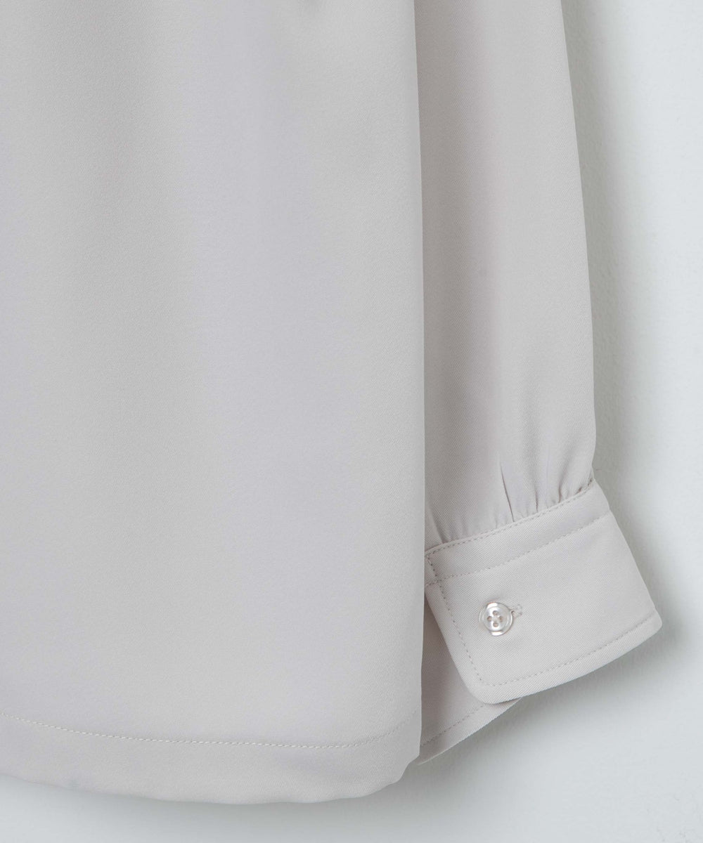 トロミBIGバンドカラーシャツ