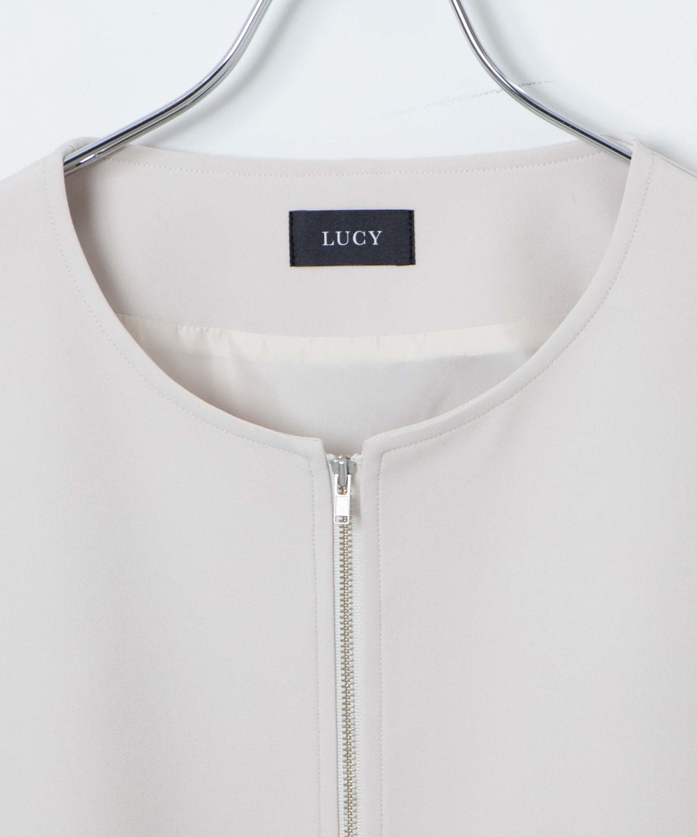 トロミノーカラーブルゾン