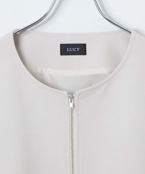 トロミノーカラーブルゾン