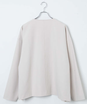 トロミノーカラーブルゾン