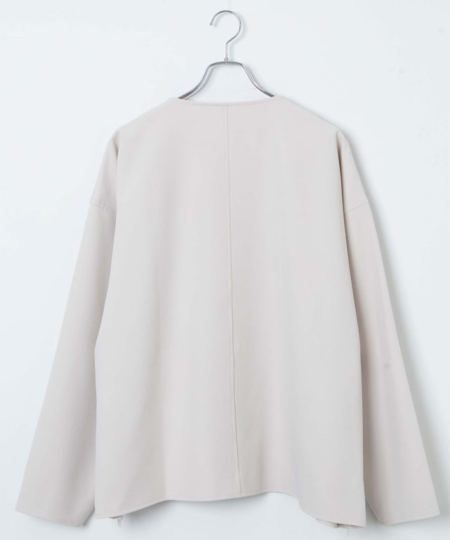 トロミノーカラーブルゾン