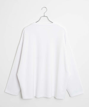 トロミフラワーモチーフロンT