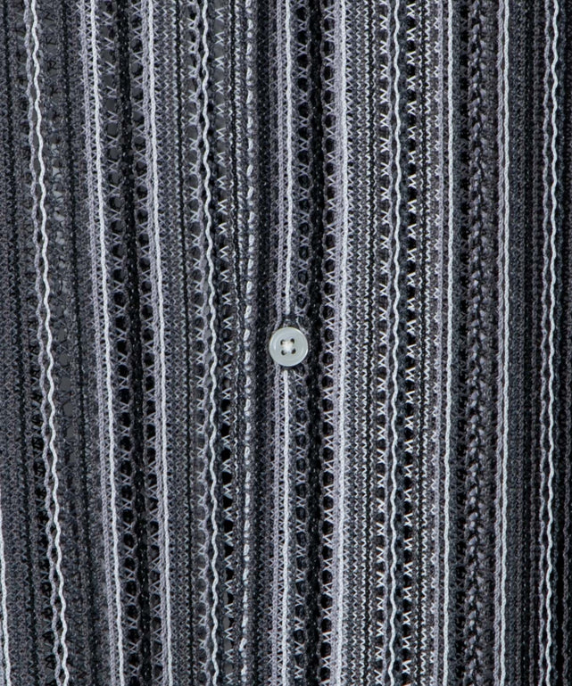 ストライプメッシュBIGシャツ