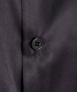 サテンプリントシャツ