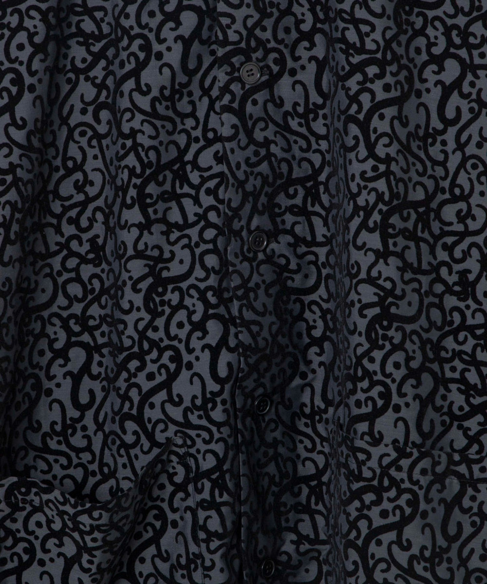 モールプリントシアーシャツ