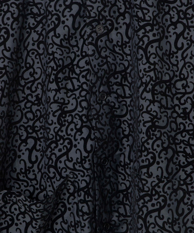 モールプリントシアーシャツ