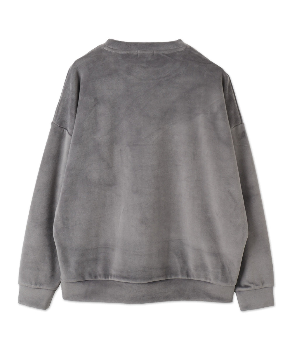 マイクロシャギーワンポイントプルオーバー