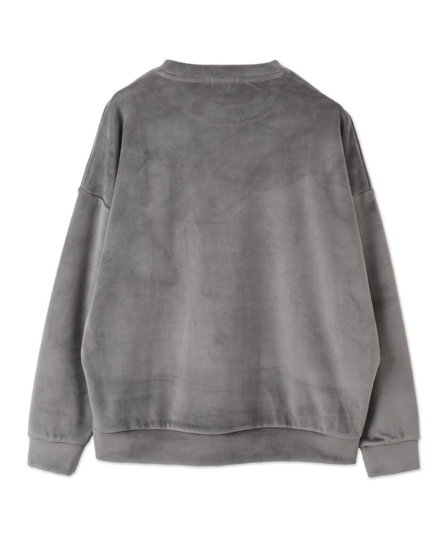 マイクロシャギーワンポイントプルオーバー