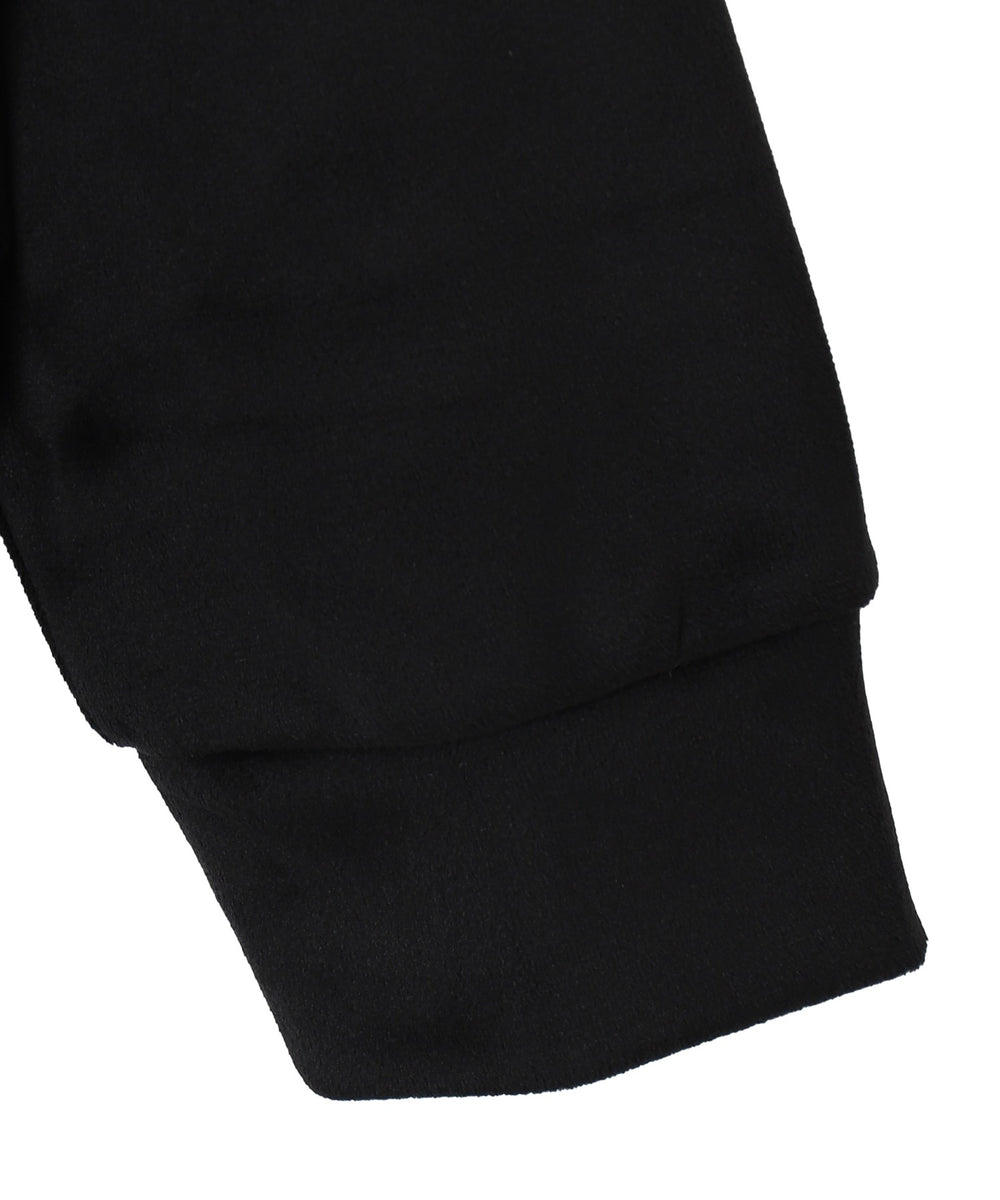 マイクロシャギーワンポイントハーフZIPプルオーバー