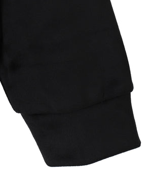 マイクロシャギーワンポイントハーフZIPプルオーバー