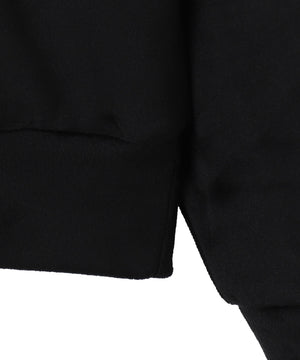 マイクロシャギーワンポイントハーフZIPプルオーバー