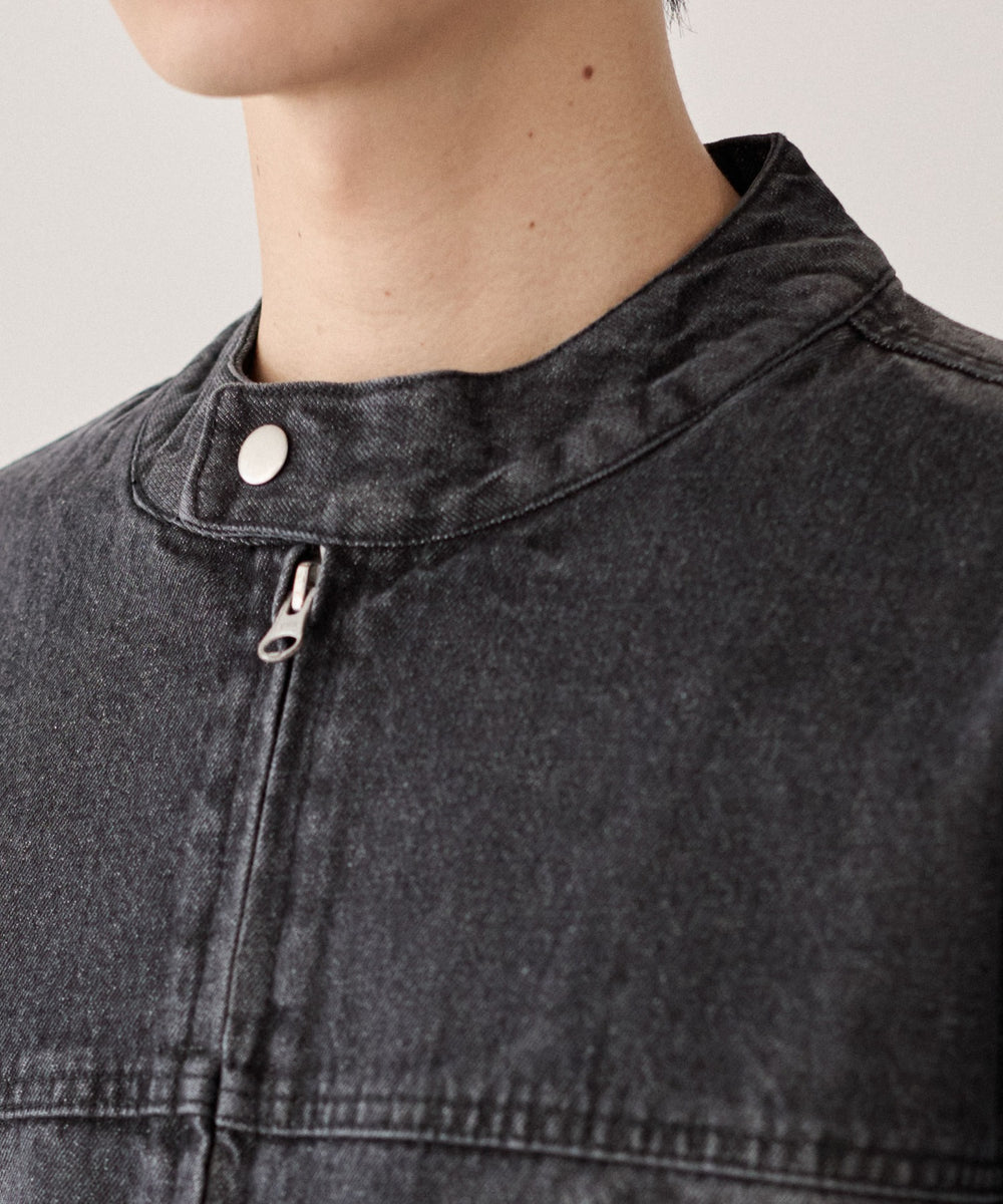 ライダースデニムジャケット