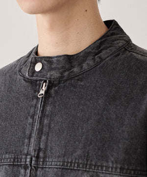 ライダースデニムジャケット