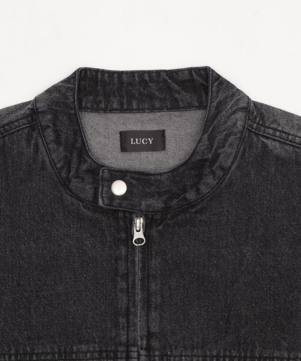 ライダースデニムジャケット