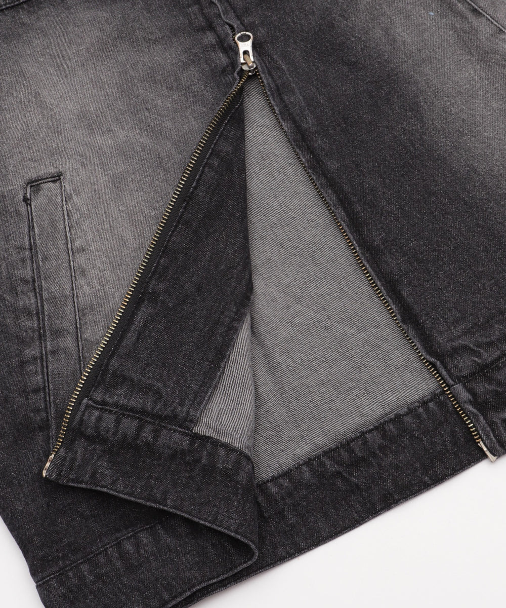 ライダースデニムジャケット