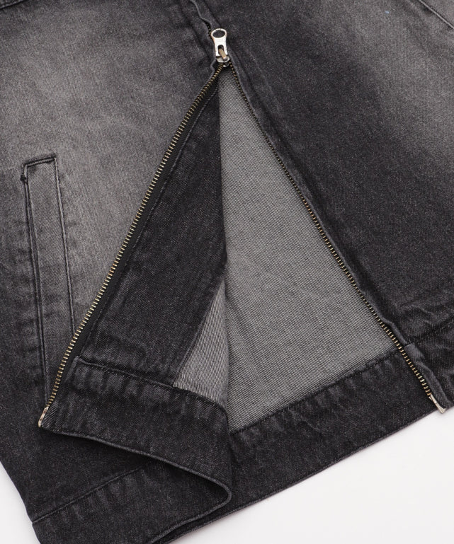 ライダースデニムジャケット