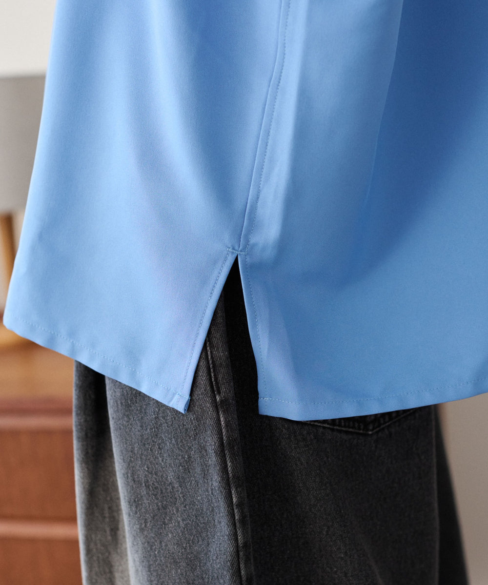 ルーズシルエットボックスシャツ（LS）