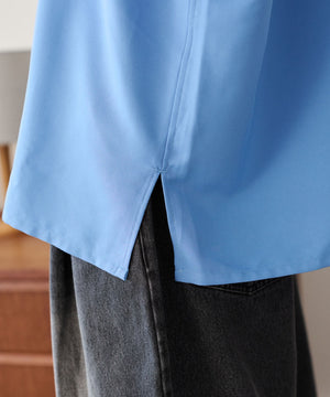 ルーズシルエットボックスシャツ（LS）